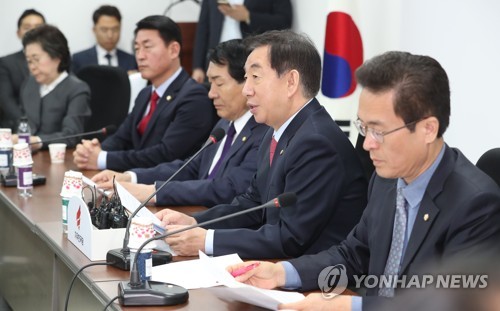 개헌안 낸 한국당, 공세 전환…"민주, 정부 개헌안 뒤에 숨어"