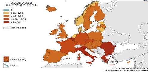 유럽·중국서 홍역 발생 지속… "여행 전 예방접종을"
