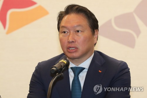 최태원 "도시바메모리 인수, 무역분쟁과 무관… 곧 해결될 것"