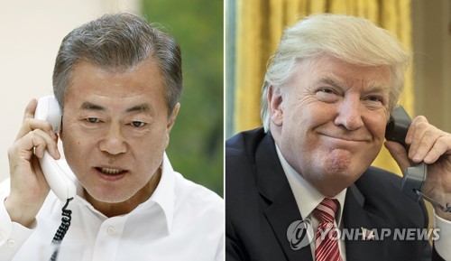 트럼프 "문 대통령 전화 최우선"… 한미 '비핵화' 찰떡공조