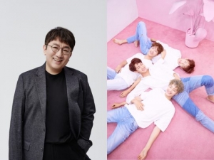 'BTS 제작자' 방시혁, 아이즈 신곡 프로듀싱