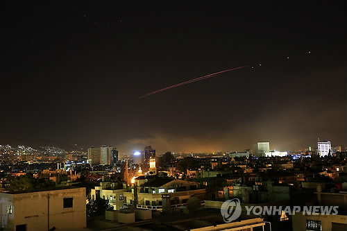 미 국방부 "화학무기 심장부 명중…시리아 방공망이 막지 못해"