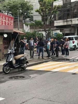 '고독한 미식가' 마츠시게 유타카, 한국서 포착…선택받은 맛집 어디?