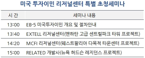 온누리국제법인, 미국 투자이민 리저널센터 특별 초청세미나 개최