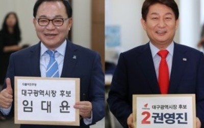 선거전 돌입… 대구시장·교육감 후보 모두 등록