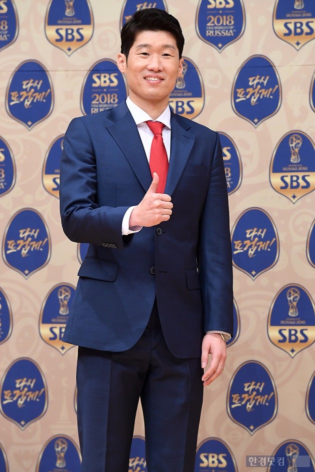 [포토] 박지성, 'SBS 해설위원으로 돌아왔습니다'