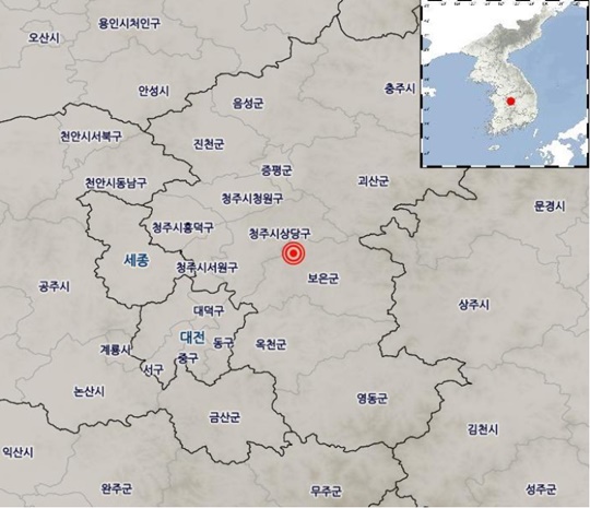 지진 (사진=기상청 홈페이지)