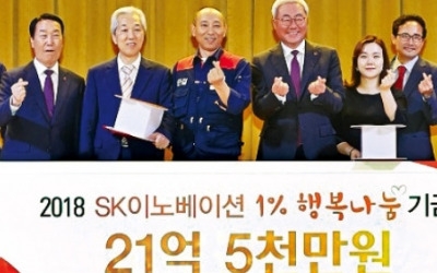 SK이노베이션 노사 '1% 행복나눔'