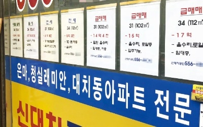 급매물 쌓이는 강남… 집값 2억~3억 '급락'