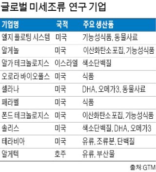 [바이오 리포트] 바이오연료 뽑아내고 식품·의약품 원료로… 미세조류, 팔방미인이네