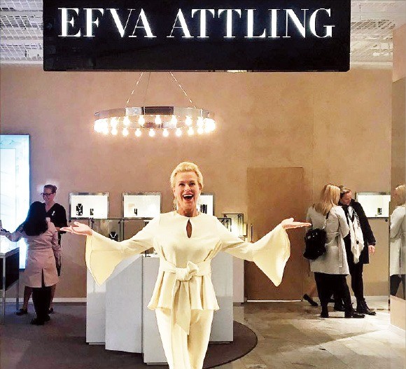 스웨덴 출신 주얼리 디자이너 에바 아틀링이 1일 서울 신사동에 매장을 연다. 
