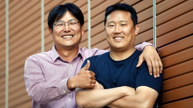 스타트업 투자회사 베이스인베스트먼트를 설립한 강준열 전 카카오 부사장(왼쪽)과 신현성 티몬 의장. 허문찬 기자 sweat@hankyung.com