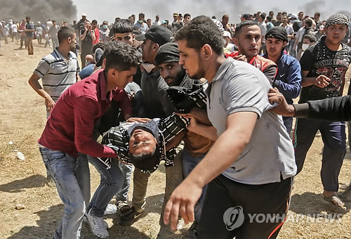 북한 김영남 "이스라엘의 살육만행 준열히 규탄"