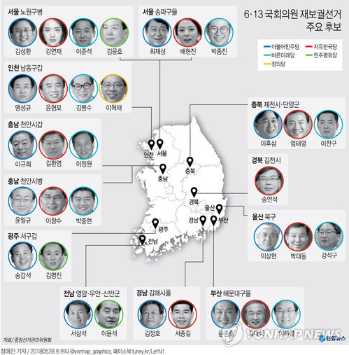 '미니총선' 국회의원 재보선도 민주 우위 속 野 추격