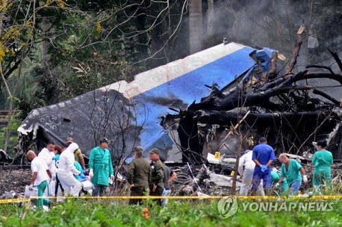 쿠바 여객기 추락 사망자 110명… "한국인 탑승객 없는 듯"