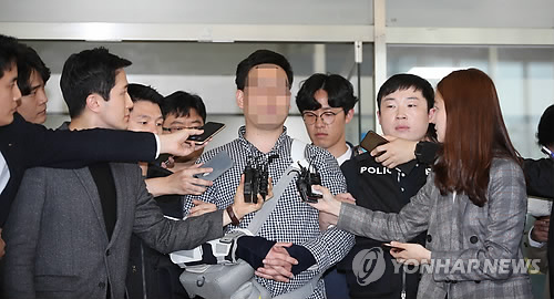 김성태 폭행범 "혼자 범행"… 홍준표 폭행계획엔 묵묵부답