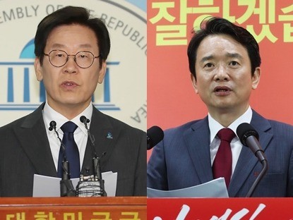 더불어민주당 이재명(왼쪽), 자유한국당 남경필 경기도지사 후보 (사진=연합뉴스)