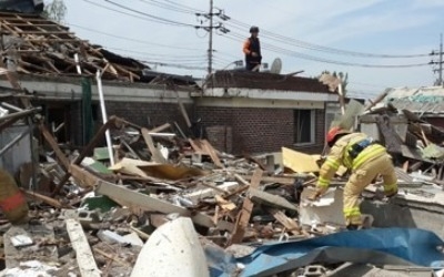 양주 주택가서 LP가스 추정 폭발…60대 여성 사망