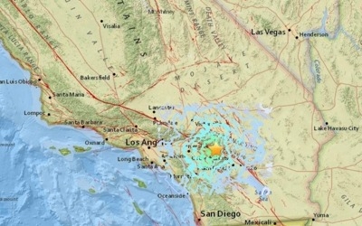 미 LA 근교 규모 4.5 지진… 12시간 새 4차례 약한 흔들림
