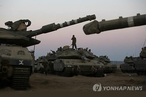 이스라엘, 또 가자지구 탱크 공격…팔레스타인인 1명 사망