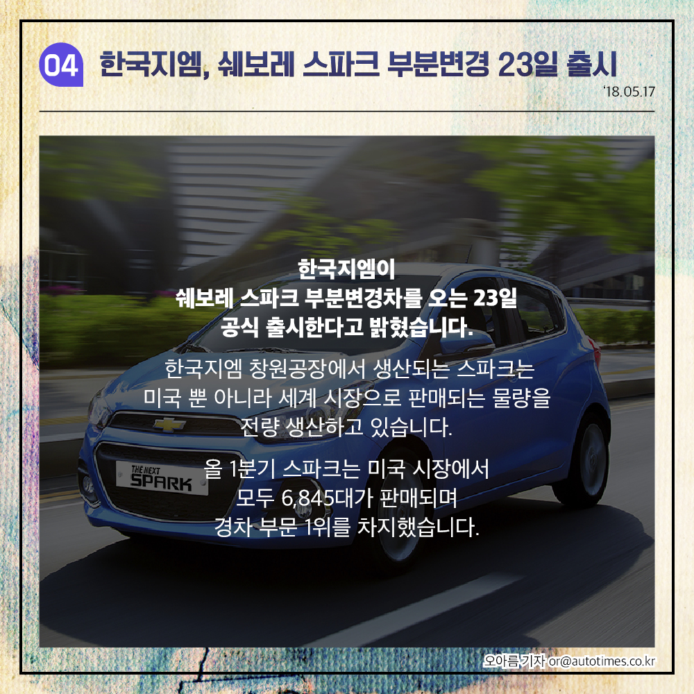 주간 자동차 뉴스 브리핑(5월3주)