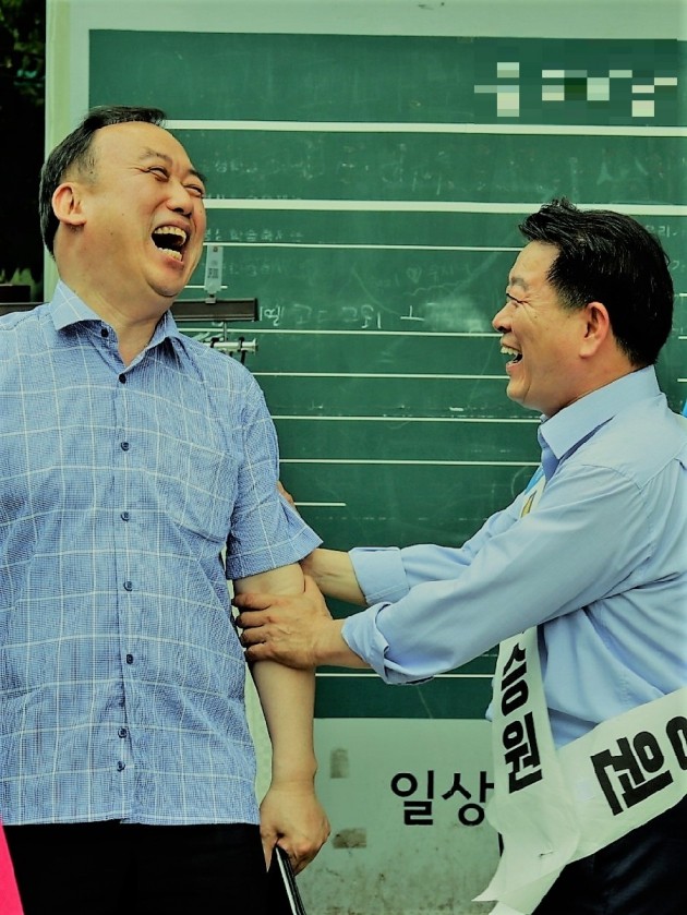 박승원 민주당 광명시장 후보 '48시간 골목길 민생투어' 진행