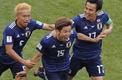 [러시아 월드컵]일본 축구, 콜롬비아에 2-1 승…4년 전 패배 설욕