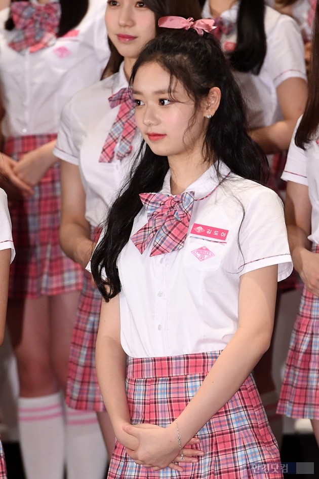 [포토] 프로듀스48 김도아, '남심 저격 깜찍함'