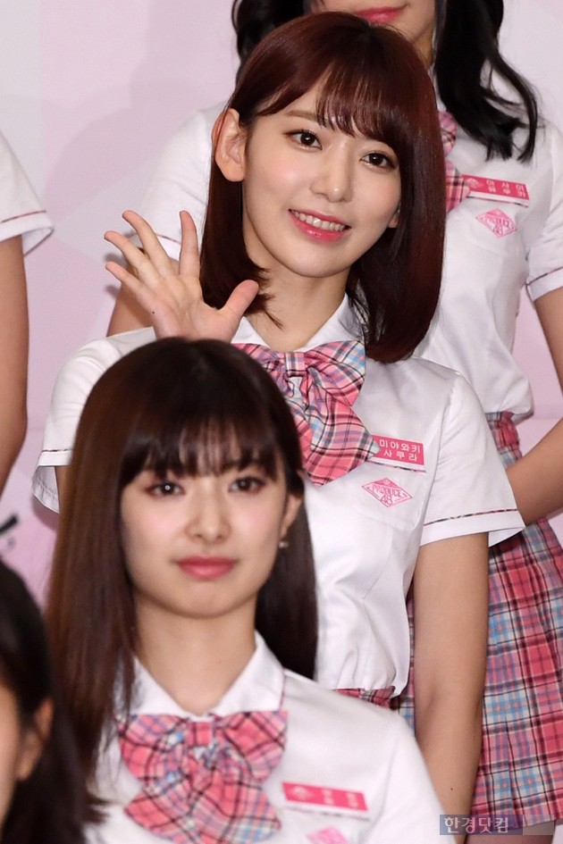 [포토] 프로듀스48 미야와키 사쿠라, '단연 돋보이는 청순미'