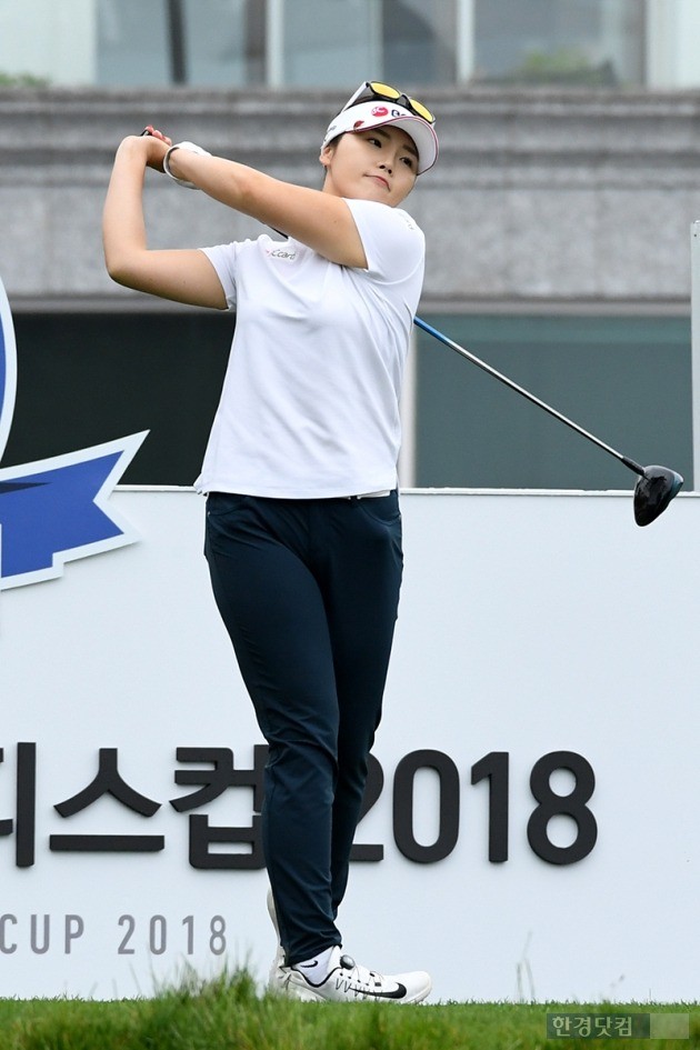 [비씨카드·한경 레이디스컵 2018] 김예진, '시원시원한 티샷'