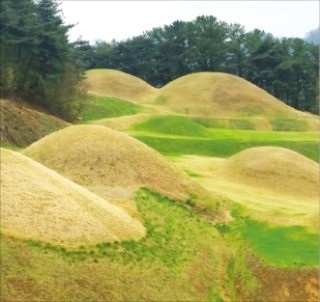 경북 성주군 용산리에 있는 삼국시대 고분군. 