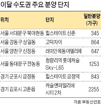 '청약 광풍' 이후… 서울 '로또 분양' 이어진다