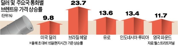 高유가에 달러 강세… 신흥국 비명, 브라질 이어 중국서도 '트럭 파업'