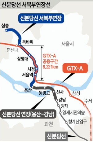 신분당선 서북부연장 '3수' 만에 타당성 조사… 은평뉴타운·삼송 '기대'