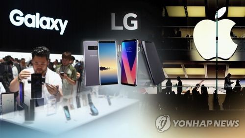 삼성, 1분기 국내 스마트폰 시장 점유율 60%대 회복