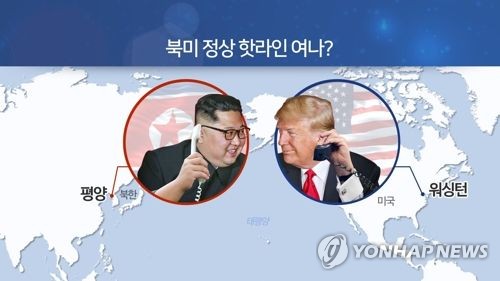 트럼프가 예고한 '17일 김정은 통화' 어떻게?… 시간 걸리나