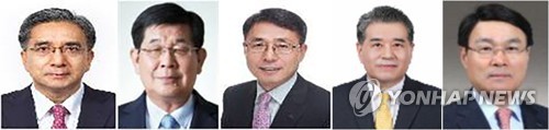 포스코 회장후보 5人… 정치권 구설 덜 탄 포스코맨들