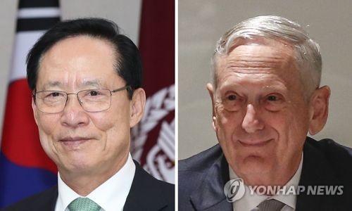 일본언론 "매티스 미국 국방장관, 이달 말 방한"