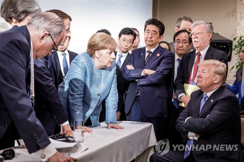 트럼프 '몽니'가 뒤흔든 G7 정상회의… 통상갈등 봉합 대신 증폭