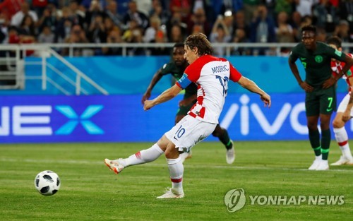 -월드컵- 크로아티아 '죽음의 조'서 첫 승… 나이지리아 2-0 제압