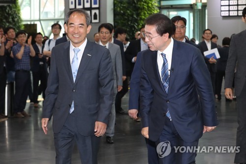 박원순 "대통령-시장-구청장이 한 라인…과감한 혁신할 것"