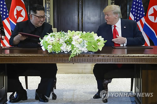 트럼프 "정전협정 변경" 첫 시사… '평화체제' 논의 한층 가시화