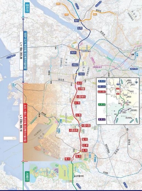 부천·시흥·안산 더욱 가까워진다… 소사∼원시선 16일 개통