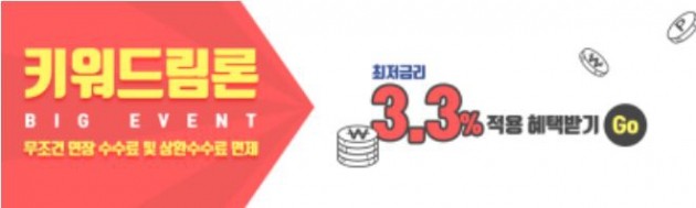 취급수수료 0%! 대출 신청시 전액 입금, 키워드림론 활용해볼까?