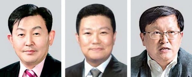 김수욱 교수(왼쪽부터), 오철 교수, 이지만 교수.