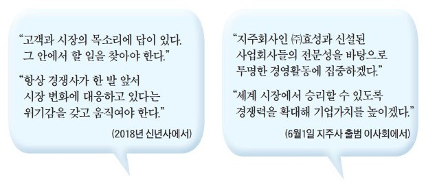 효성그룹, 지주사 전환 한 달… '소통' 공들이는 조현준 효성그룹 회장