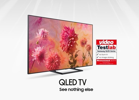 삼성전자 QLED, '번인 없는 TV' 인증 획득