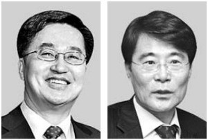 김동연 경제부총리(왼쪽), 장하성 靑 정책실장
