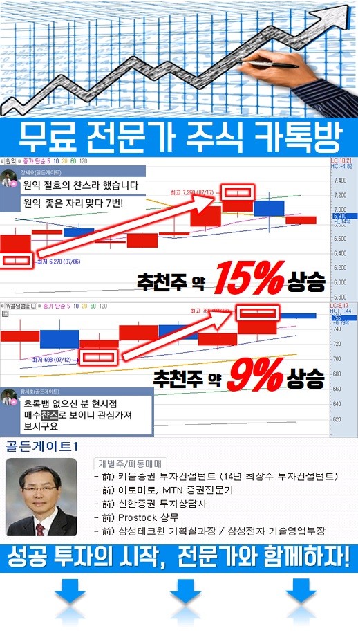 기회 종목을 노려라!