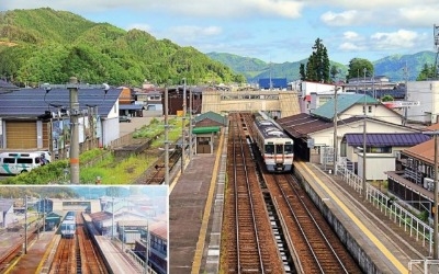 애니 '너의 이름은' 봤니?… 히다 후루카와驛 나오니… 어! 만화속 장면과 똑같네